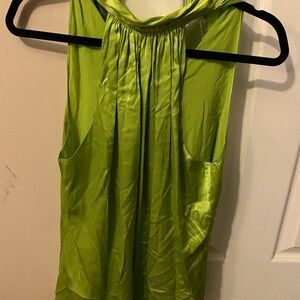 Ramy Brook Lime Green Tank Top large